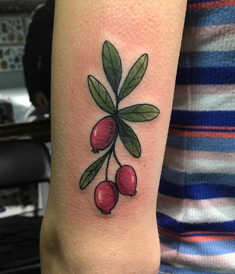 30 Pretty Cranberry Tattoos You Should Try