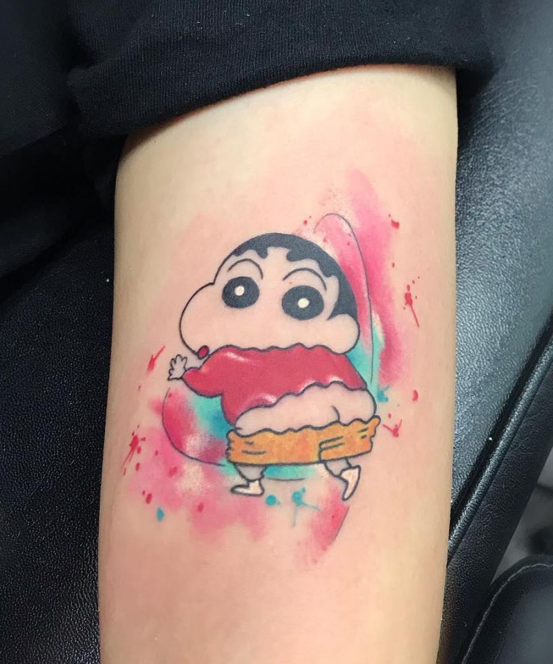 30 Cute Crayon Shin-chan Tattoos Make You Happy Forever