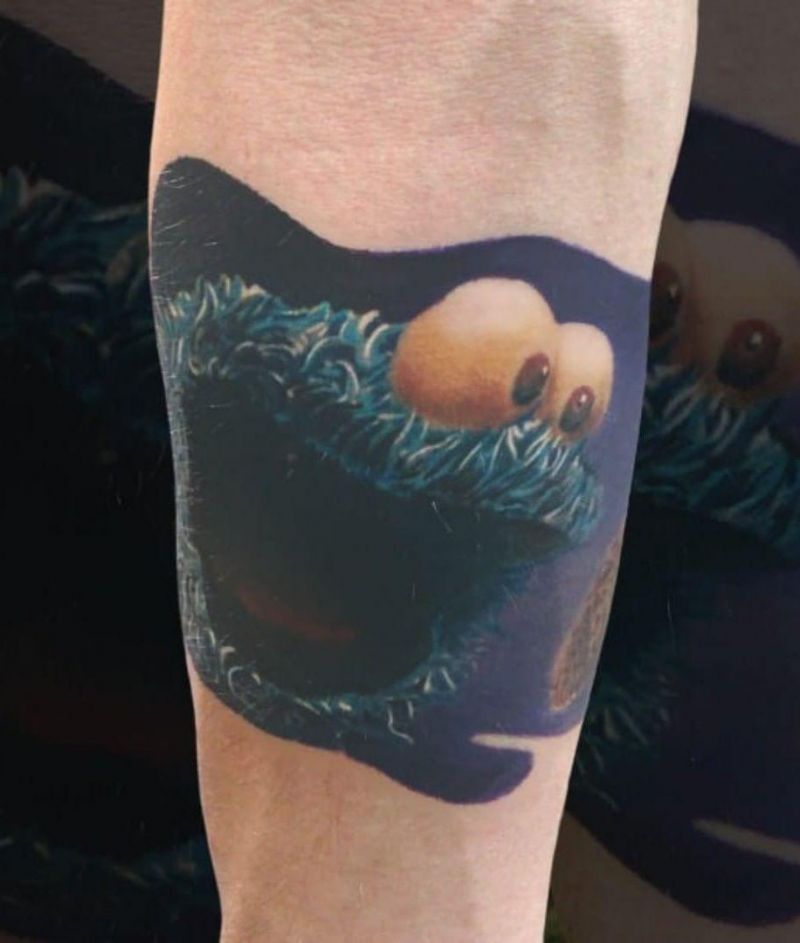 30 Cute Sesame Street Tattoos You Must Love