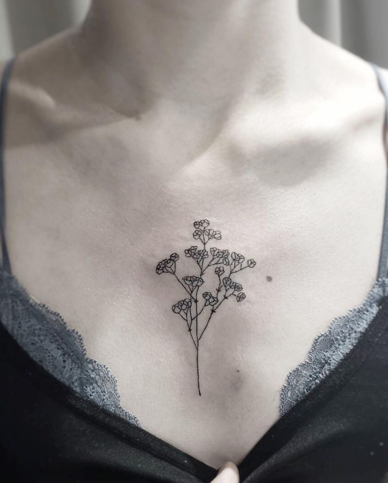 30 Pretty baby's breath Tattoos Tattoos You Will Love