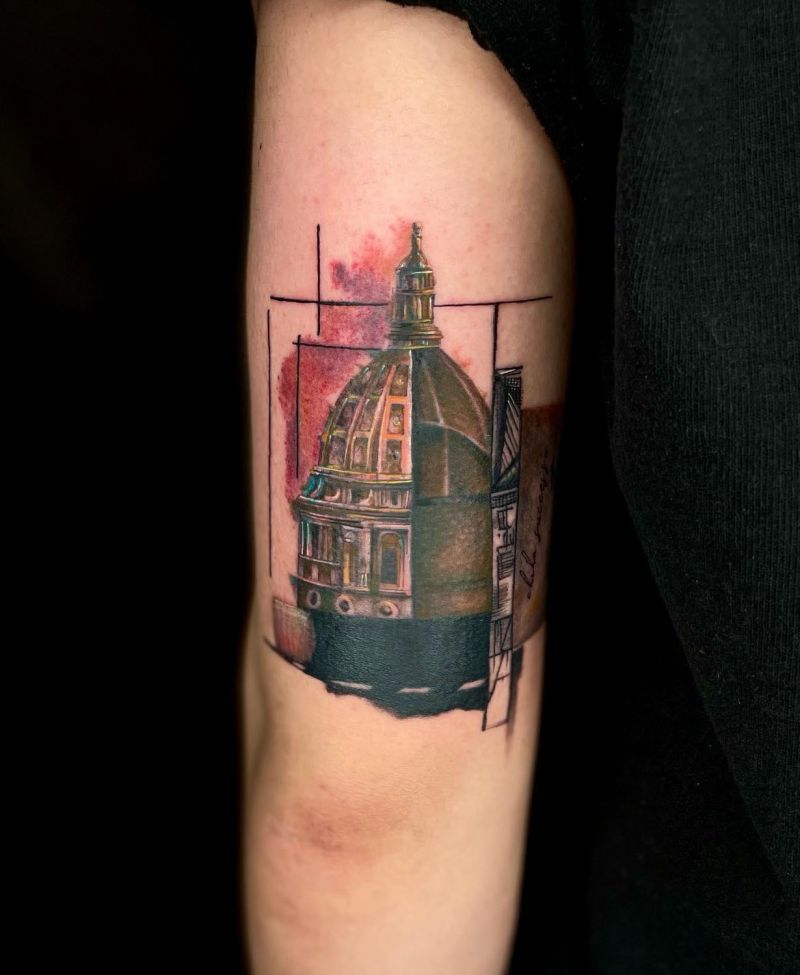 30 Unique Architecture Tattoos to Inspire You