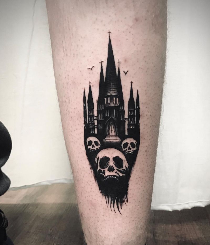 30 Unique Church Tattoos You Can Copy