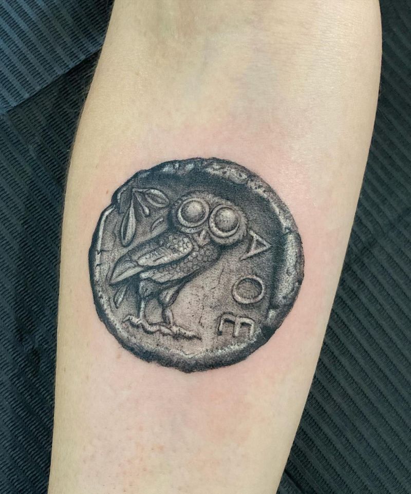 30 Unique Coin Tattoos You Must Love