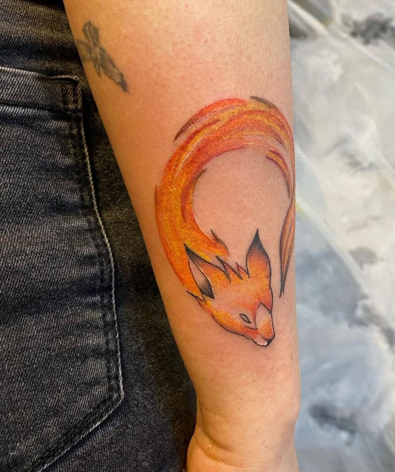 30 Unique Firefox Tattoos You Should Love