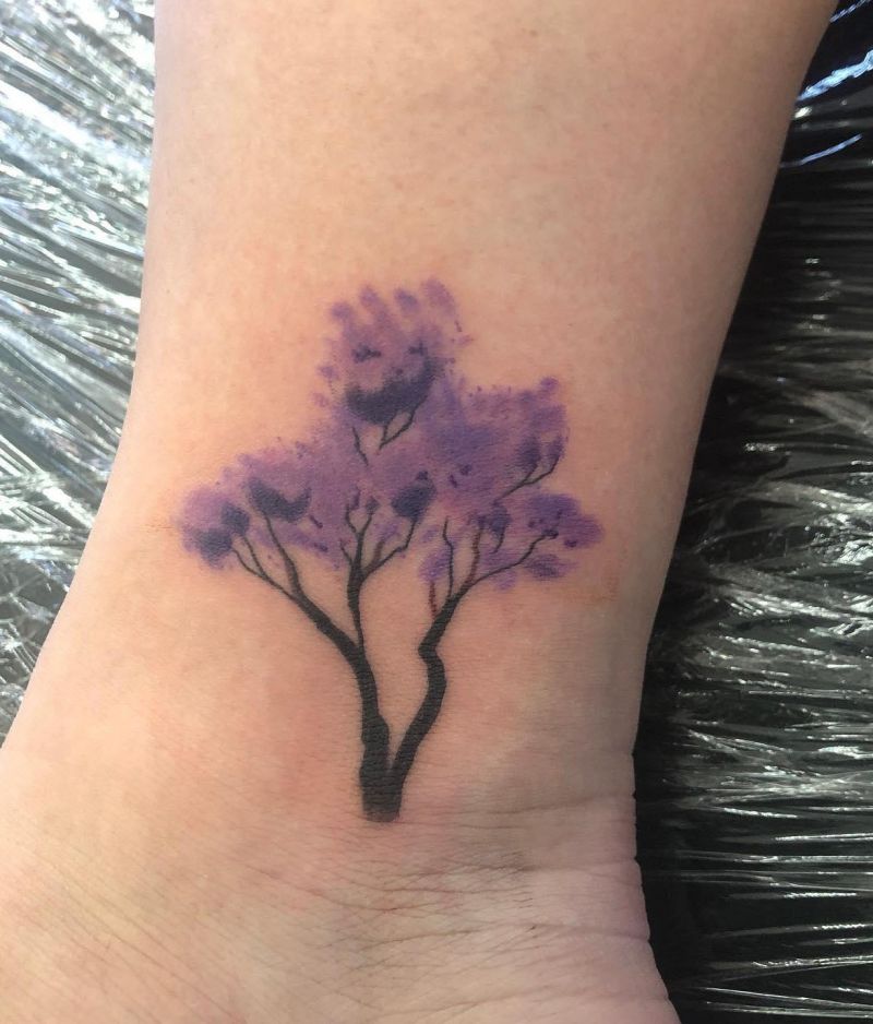 30 Pretty Jacaranda Tattoos You Can Copy