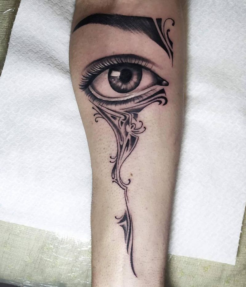 30 Great Realistic Eye Tattoos Make You Attractive