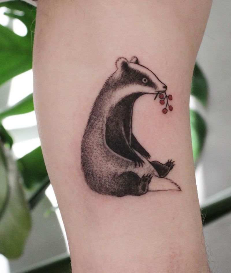 30 Unique Badger Tattoos You Must Try