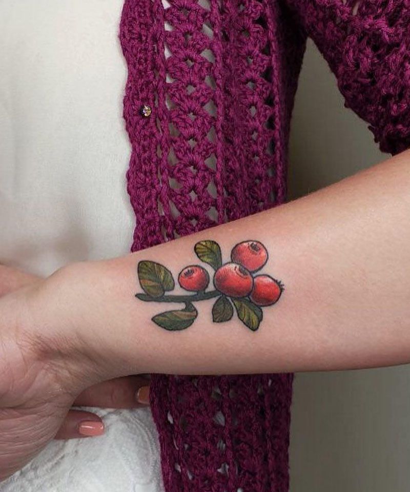 30 Pretty Cranberry Tattoos You Should Try