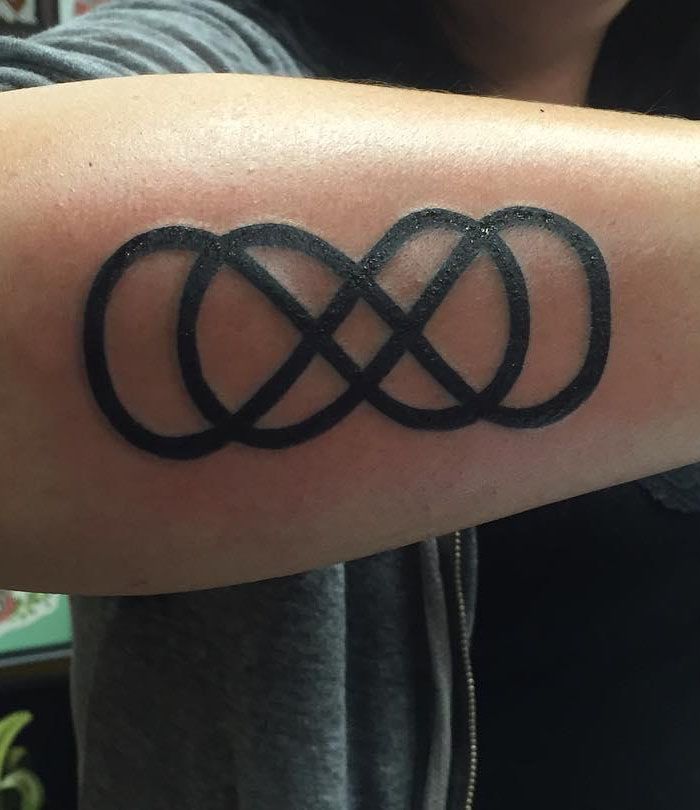 30 Elegant Double Infinity Tattoos You Must Love