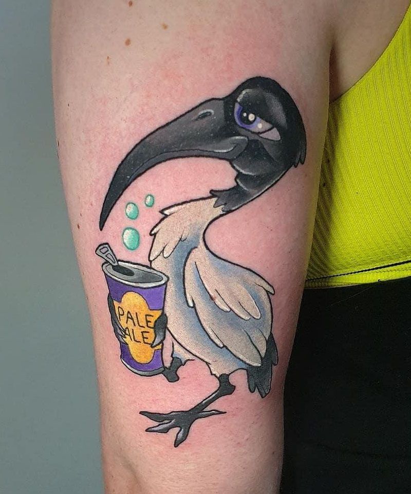 30 Unique Ibis Tattoos For Your Inspiration