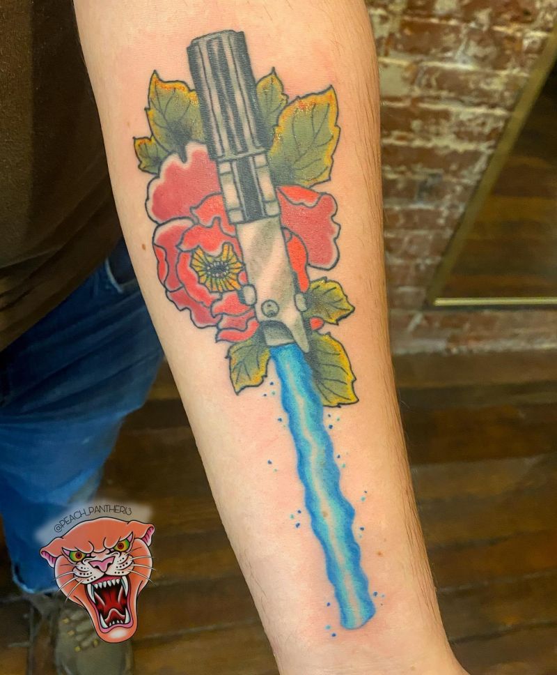 30 Cool Lightsaber Tattoos For Your Inspiration