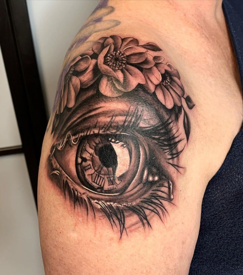 30 Great Realistic Eye Tattoos Make You Attractive