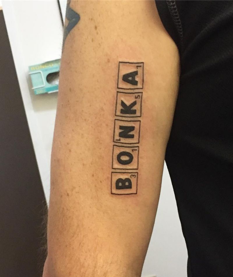 30 Unique Scrabble Tattoos For Your Inspiration