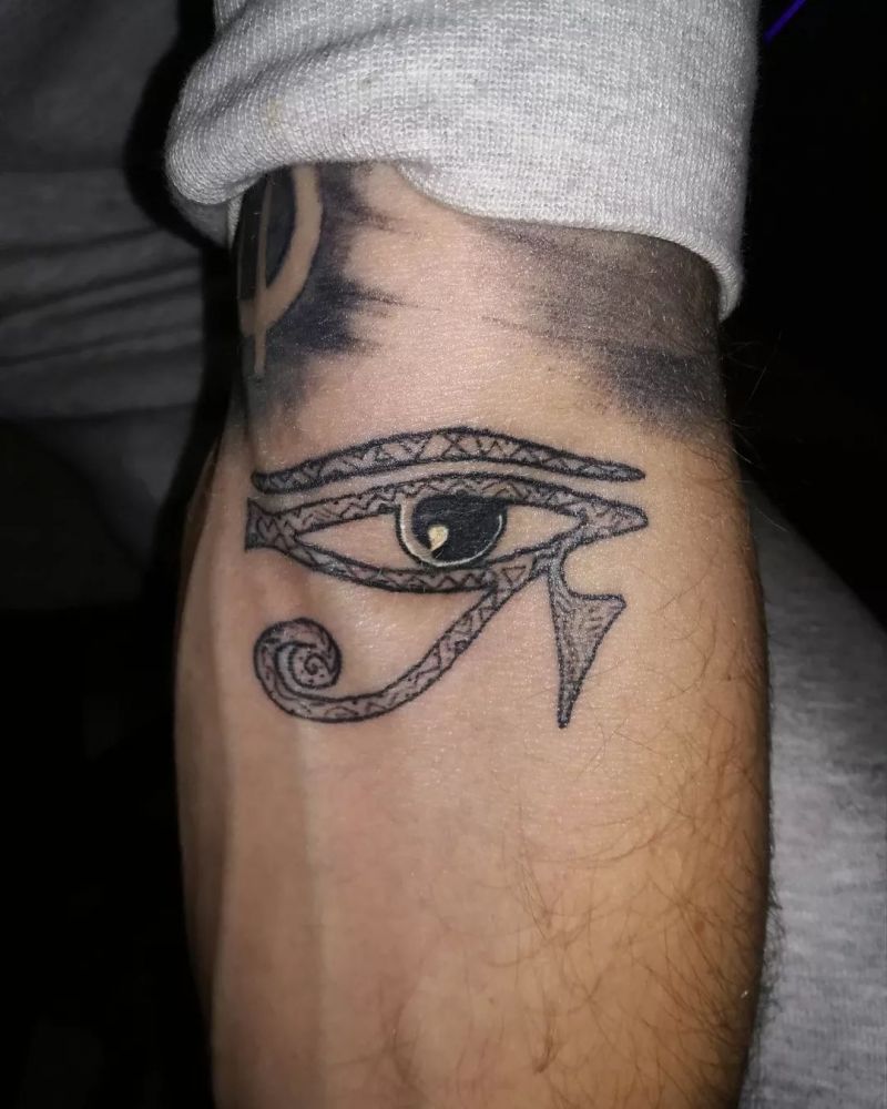 30 Unique Eye of Ra Tattoos You Must Love