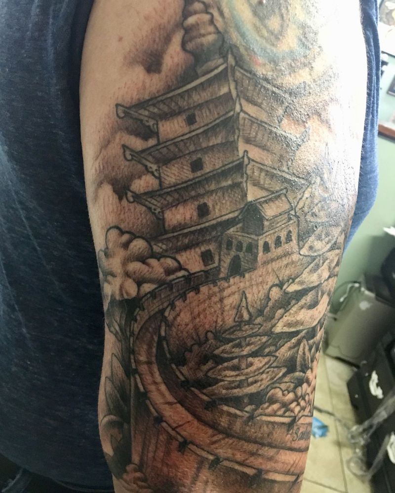 9 Gorgeous Great Wall Tattoos Make You Attractive