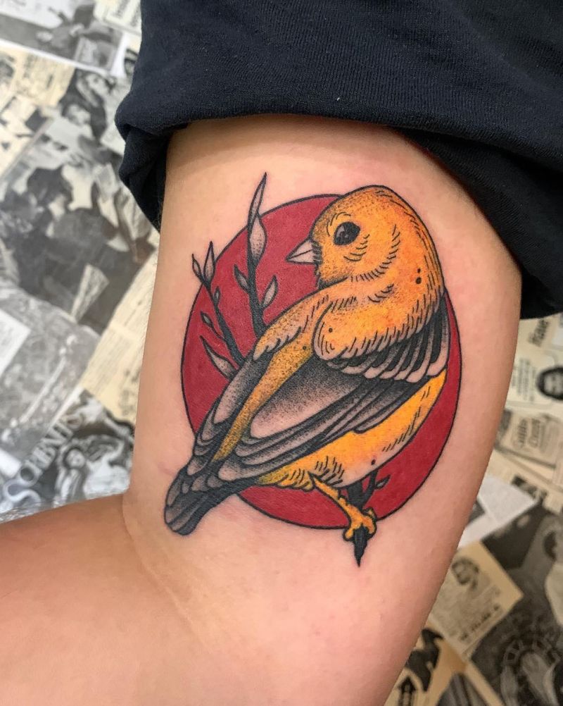 16 Pretty Yellowbird Tattoos You Must Love