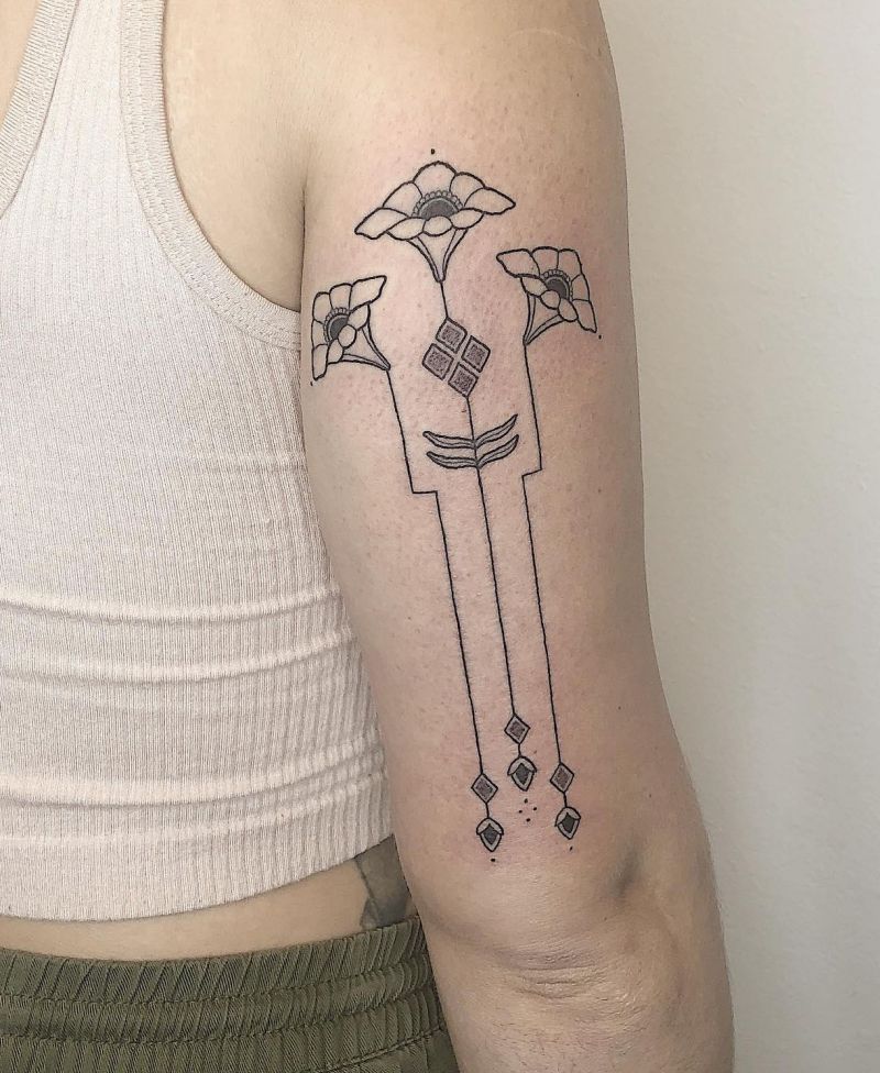 30 Elegant Art Deco Tattoos You Can Copy