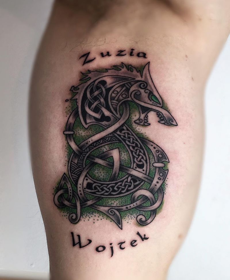 30 Unique Celtic Dragon Tattoos For Your Inspiration