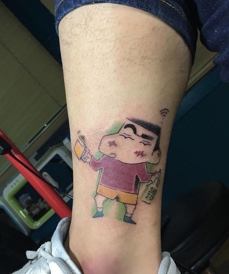 30 Cute Crayon Shin-chan Tattoos Make You Happy Forever