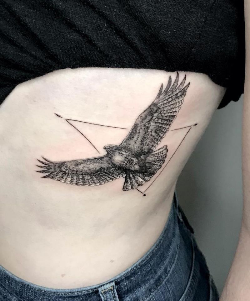 30 Amazing Hawk Tattoos Make You Attractive