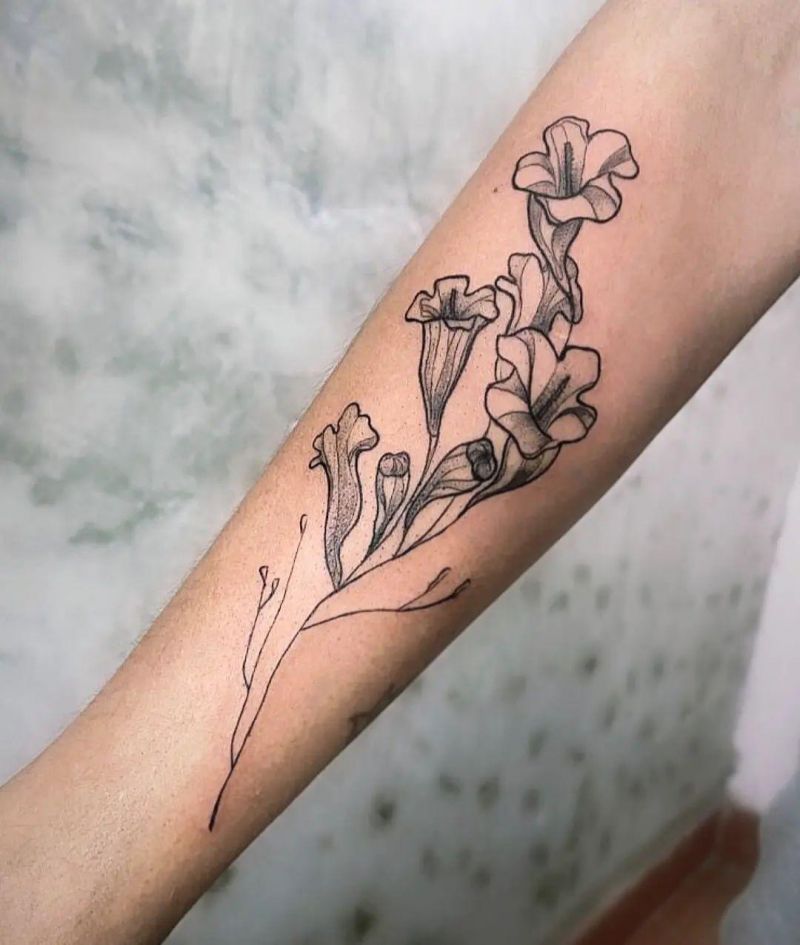 30 Pretty Jacaranda Tattoos You Can Copy