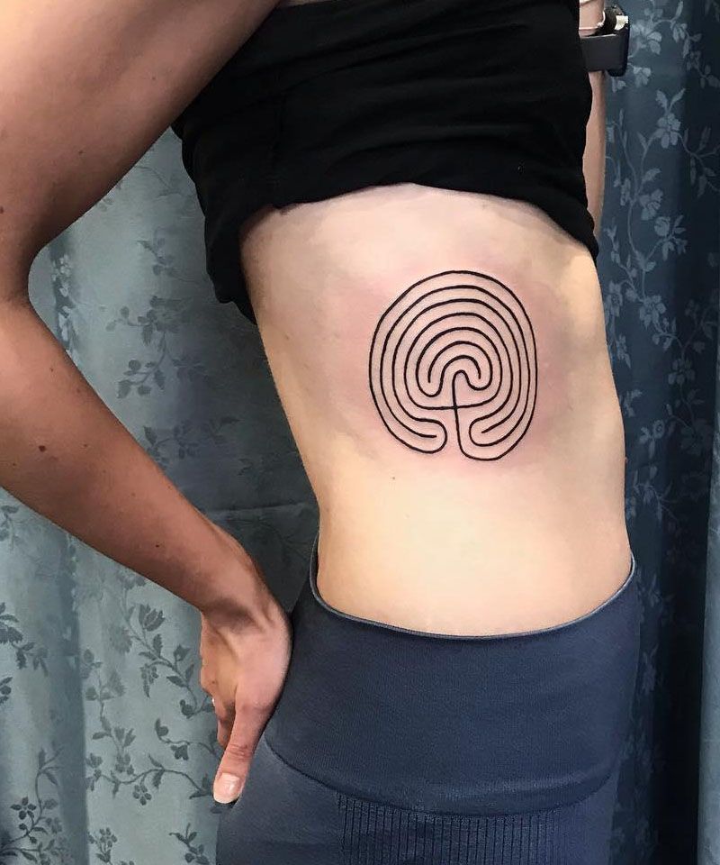 30 Unique Maze Tattoos You Must Love