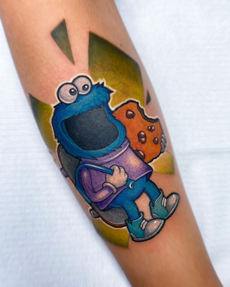 30 Cute Sesame Street Tattoos You Must Love