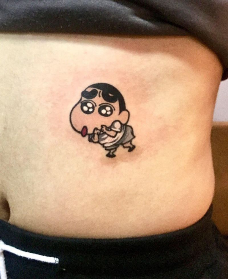 30 Cute Crayon Shin-chan Tattoos Make You Happy Forever