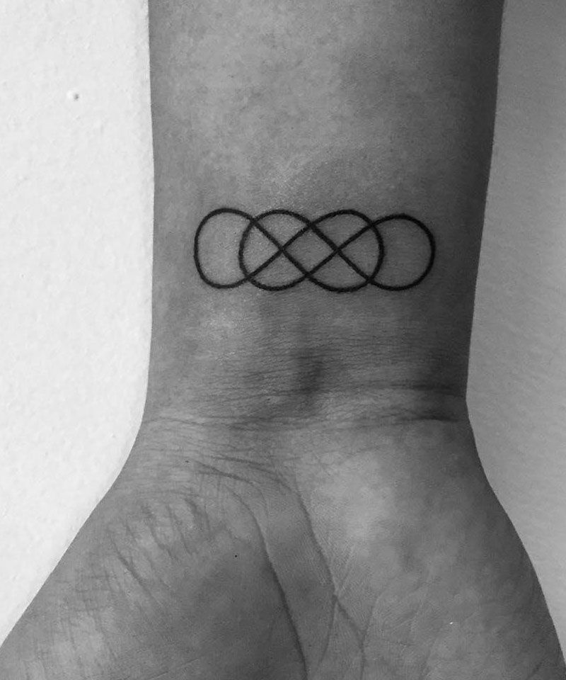 30 Elegant Double Infinity Tattoos You Must Love