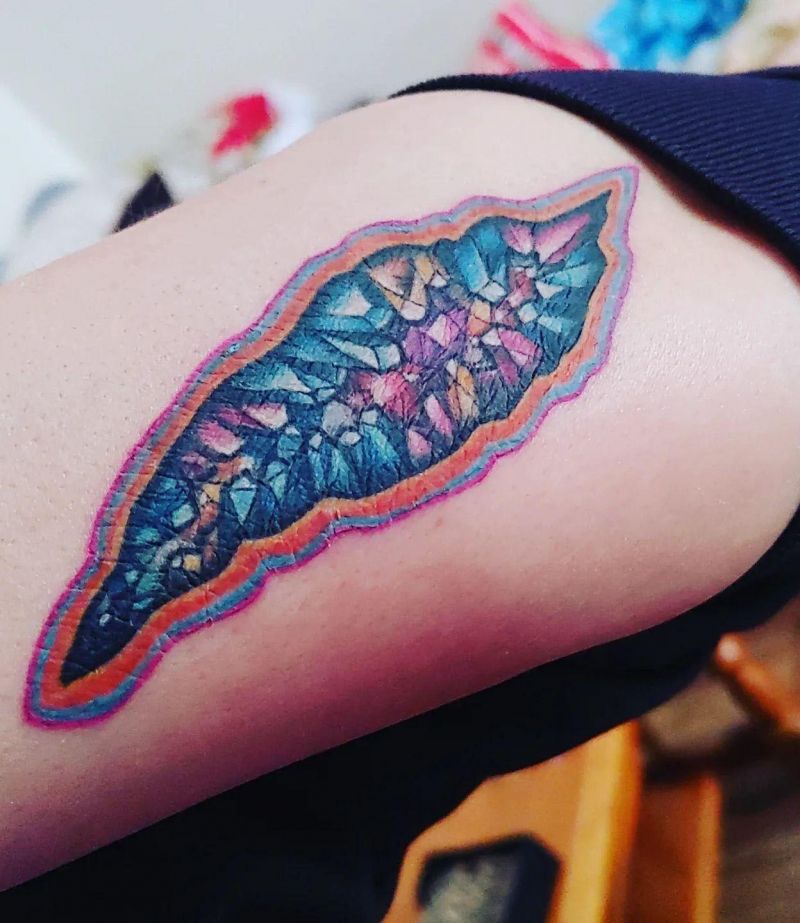 30 Cool Geode Tattoos You Should Copy