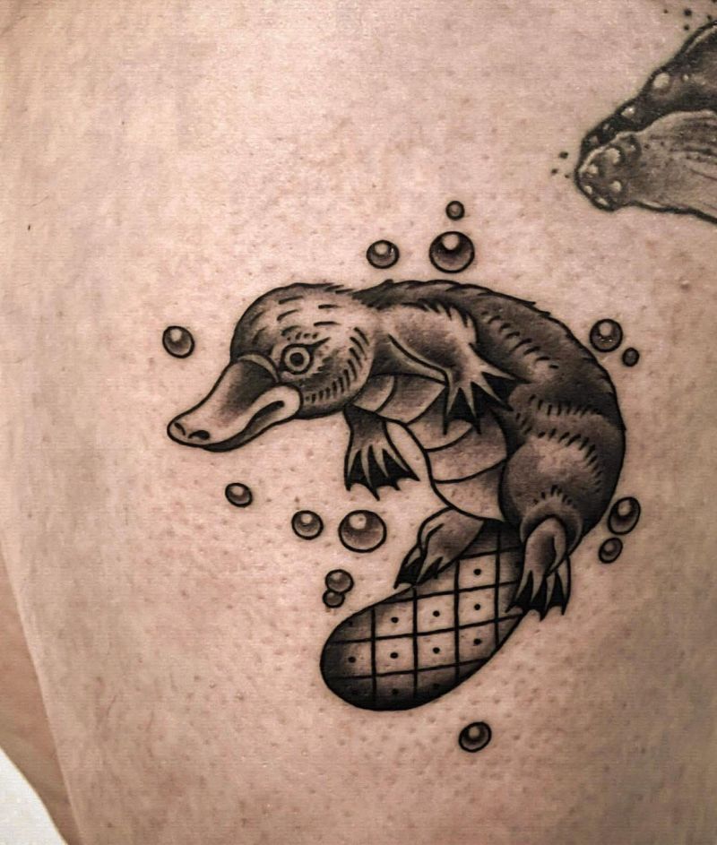 30 Cool Platypus Tattoos You Will Love