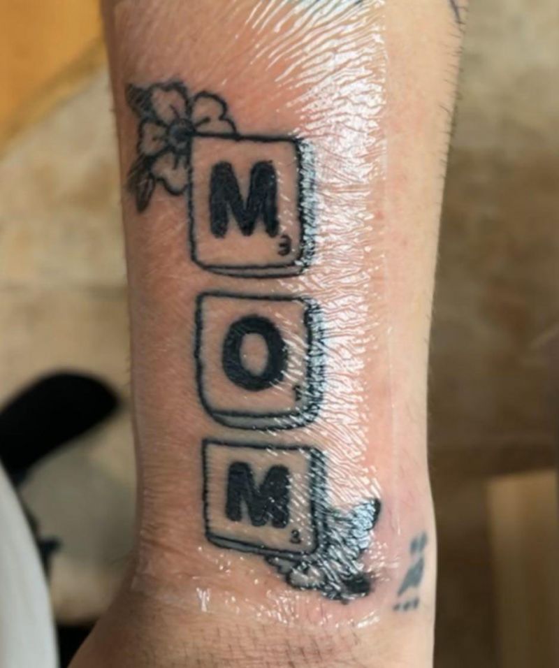 30 Unique Scrabble Tattoos For Your Inspiration