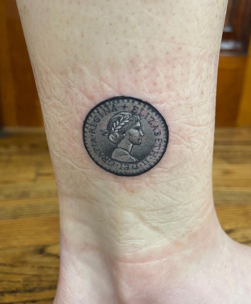 30 Unique Coin Tattoos You Must Love