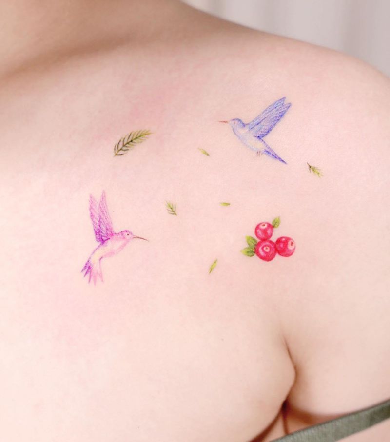 30 Pretty Cranberry Tattoos You Should Try