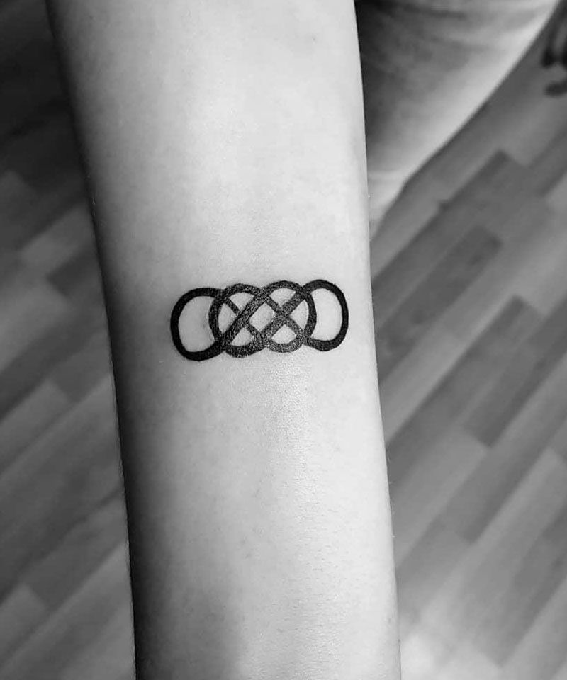 30 Elegant Double Infinity Tattoos You Must Love