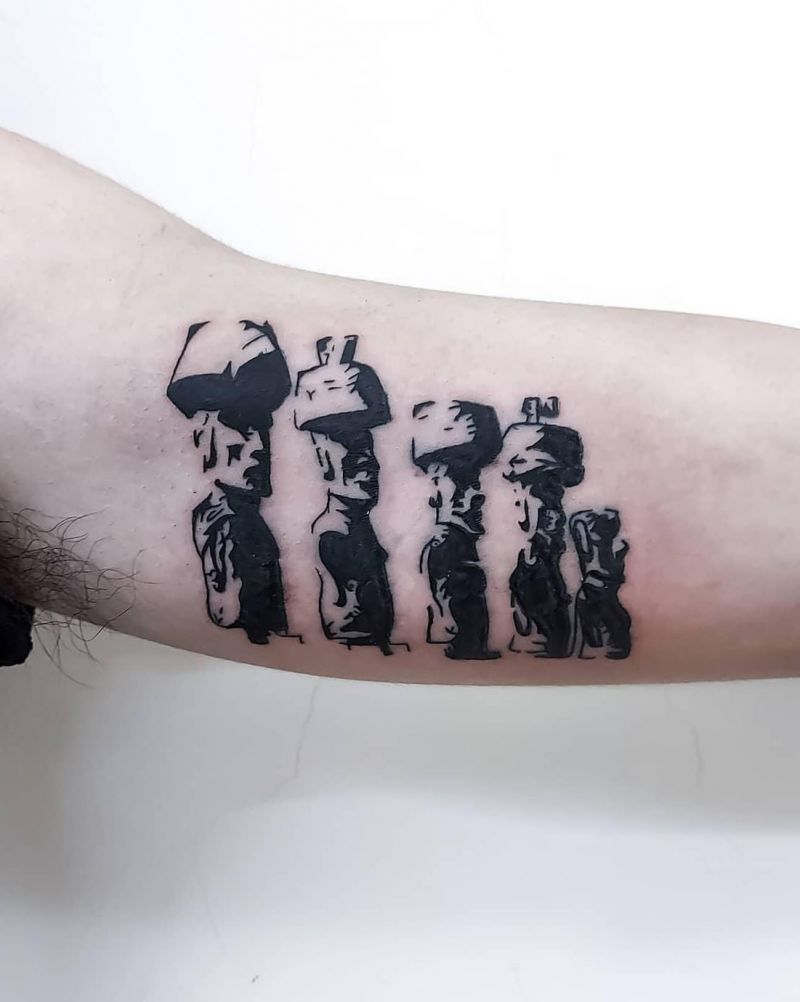 30 Unique Moai Tattoos You Can Copy