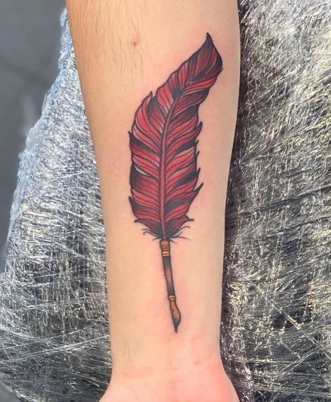 30 Pretty Quill Tattoos You Will Love