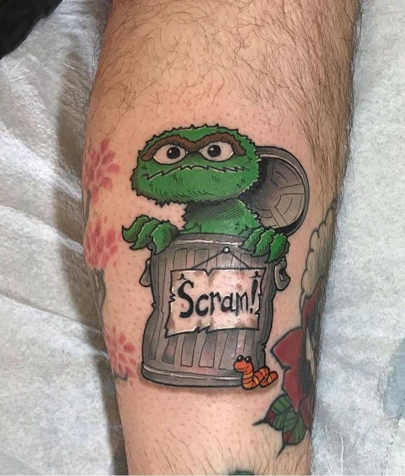 30 Cute Sesame Street Tattoos You Must Love