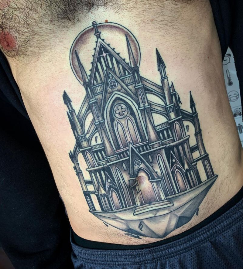 30 Unique Architecture Tattoos to Inspire You