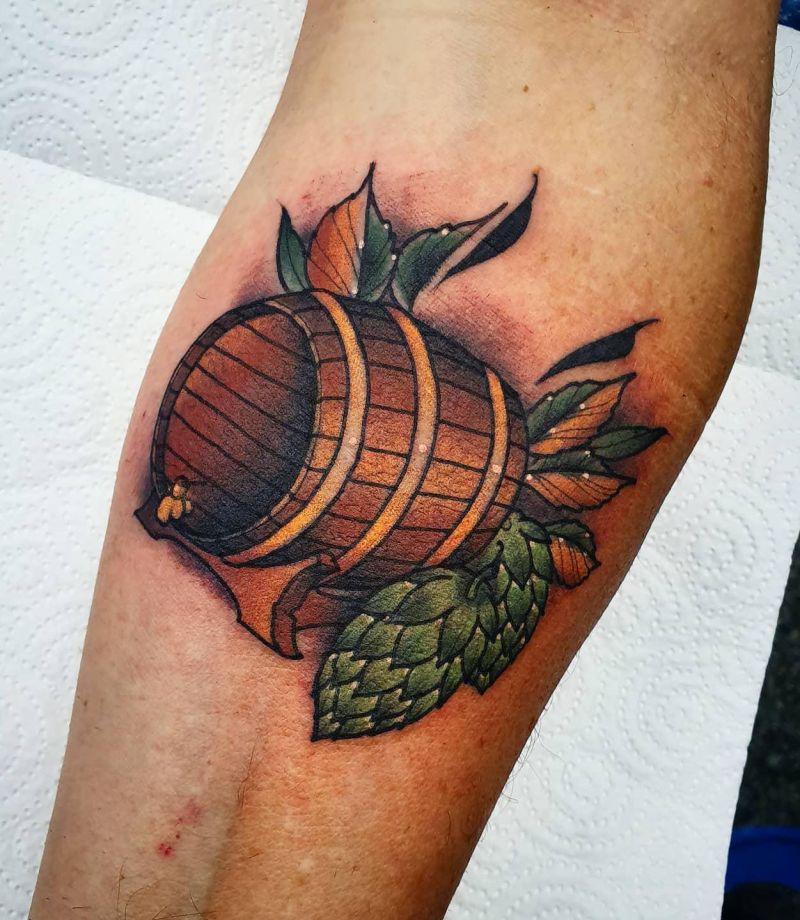 30 Unique Barrel Tattoos You Need to See