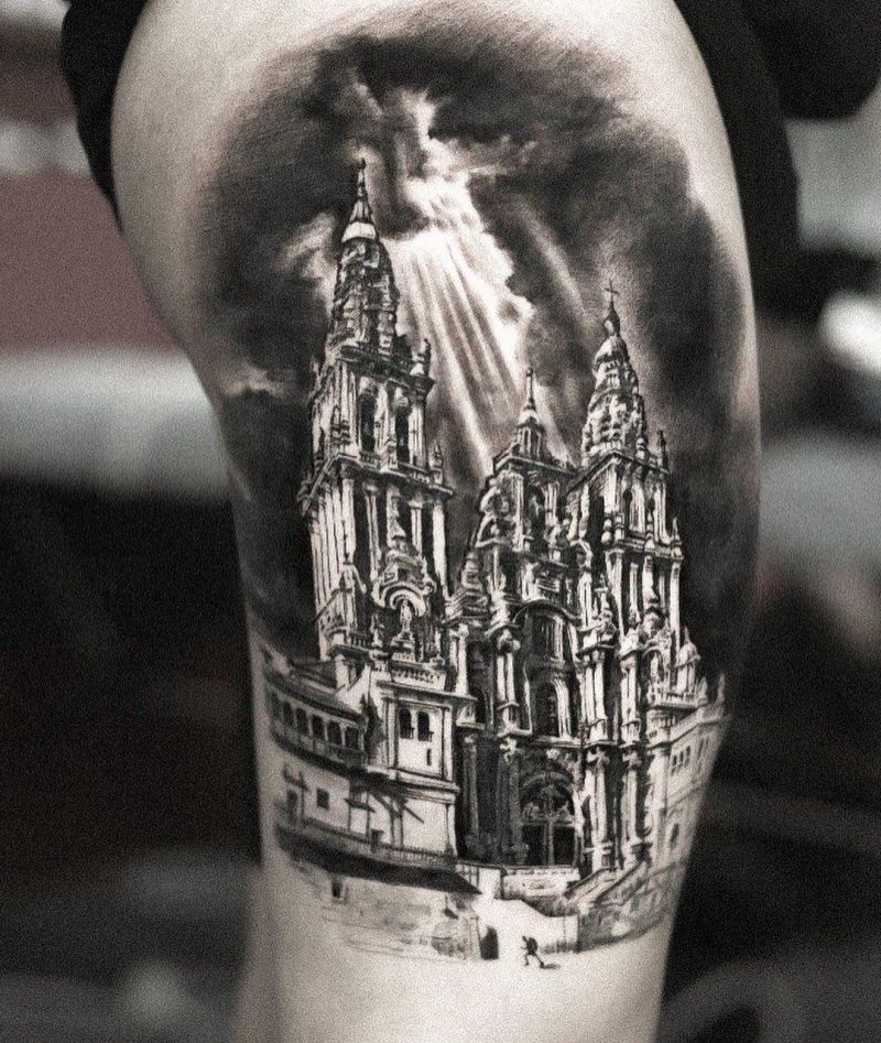 30 Unique Church Tattoos You Can Copy