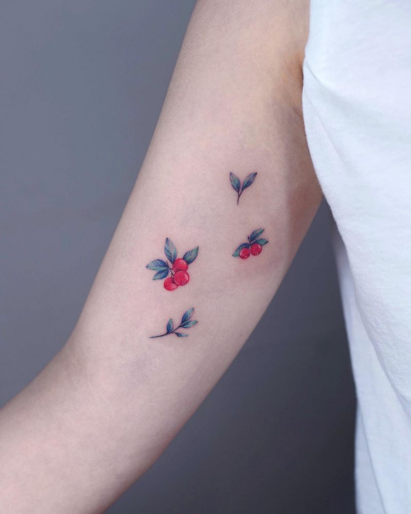 30 Pretty Cranberry Tattoos You Should Try