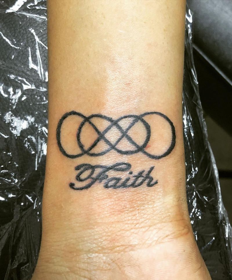 30 Elegant Double Infinity Tattoos You Must Love