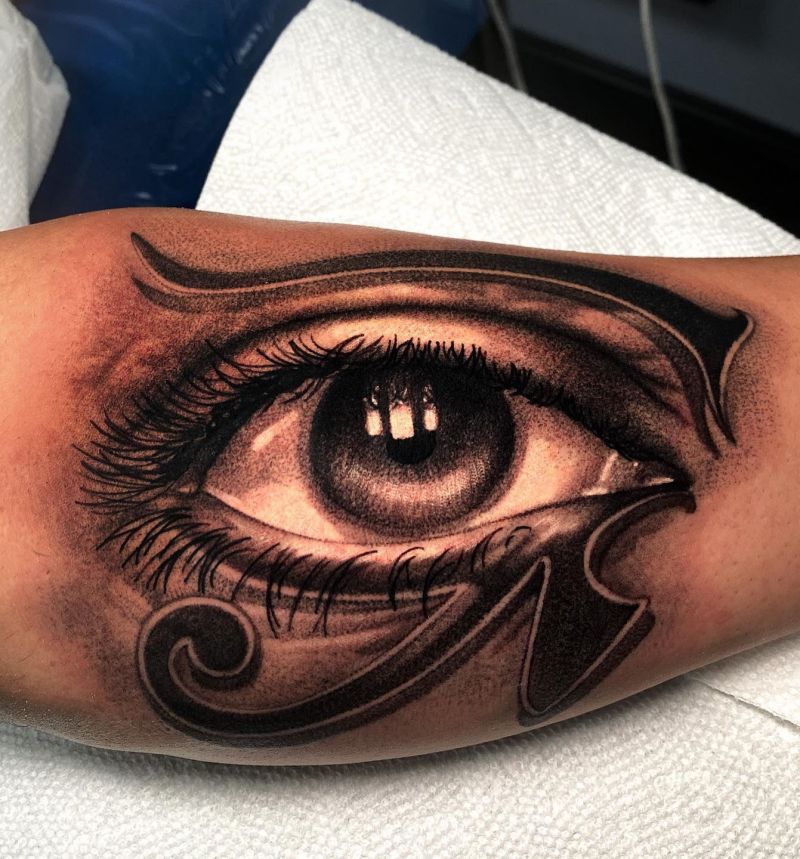 30 Unique Eye of Ra Tattoos You Must Love