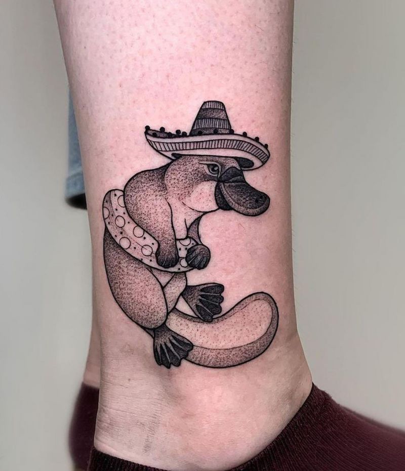 30 Cool Platypus Tattoos You Will Love