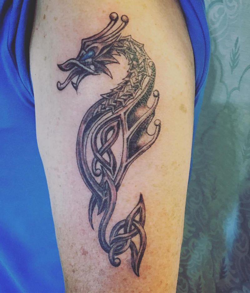 30 Unique Celtic Dragon Tattoos For Your Inspiration