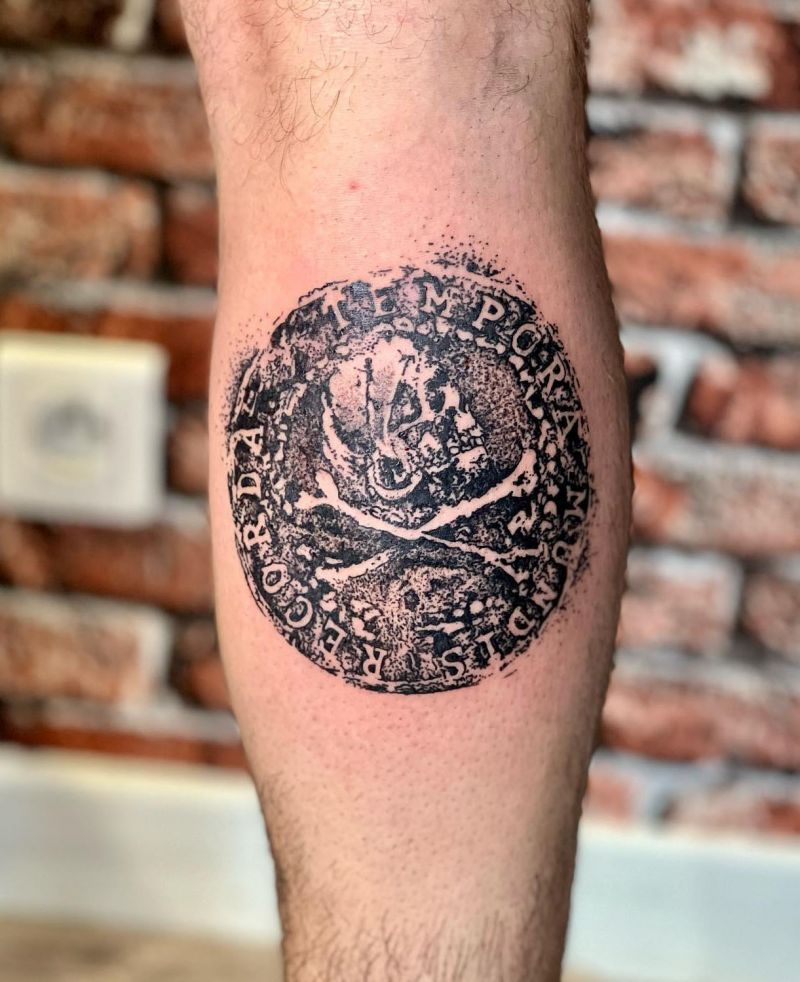 30 Unique Coin Tattoos You Must Love