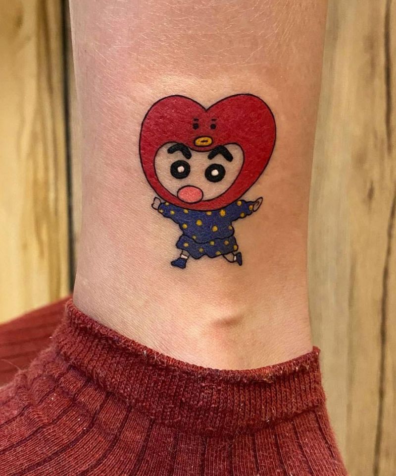 30 Cute Crayon Shin-chan Tattoos Make You Happy Forever