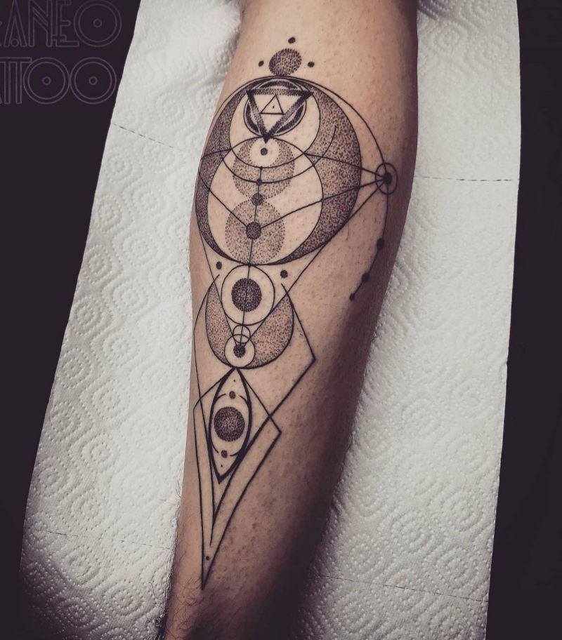 30 Great Crop Circle Tattoos Make You Attractive
