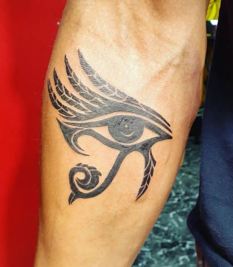 30 Unique Eye of Ra Tattoos You Must Love